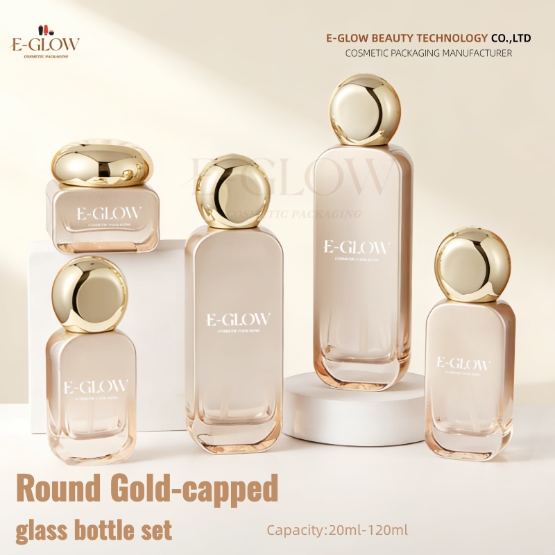 Luxury Skincare Logo - 【Logo personnalisé】 1 ensemble de flacons