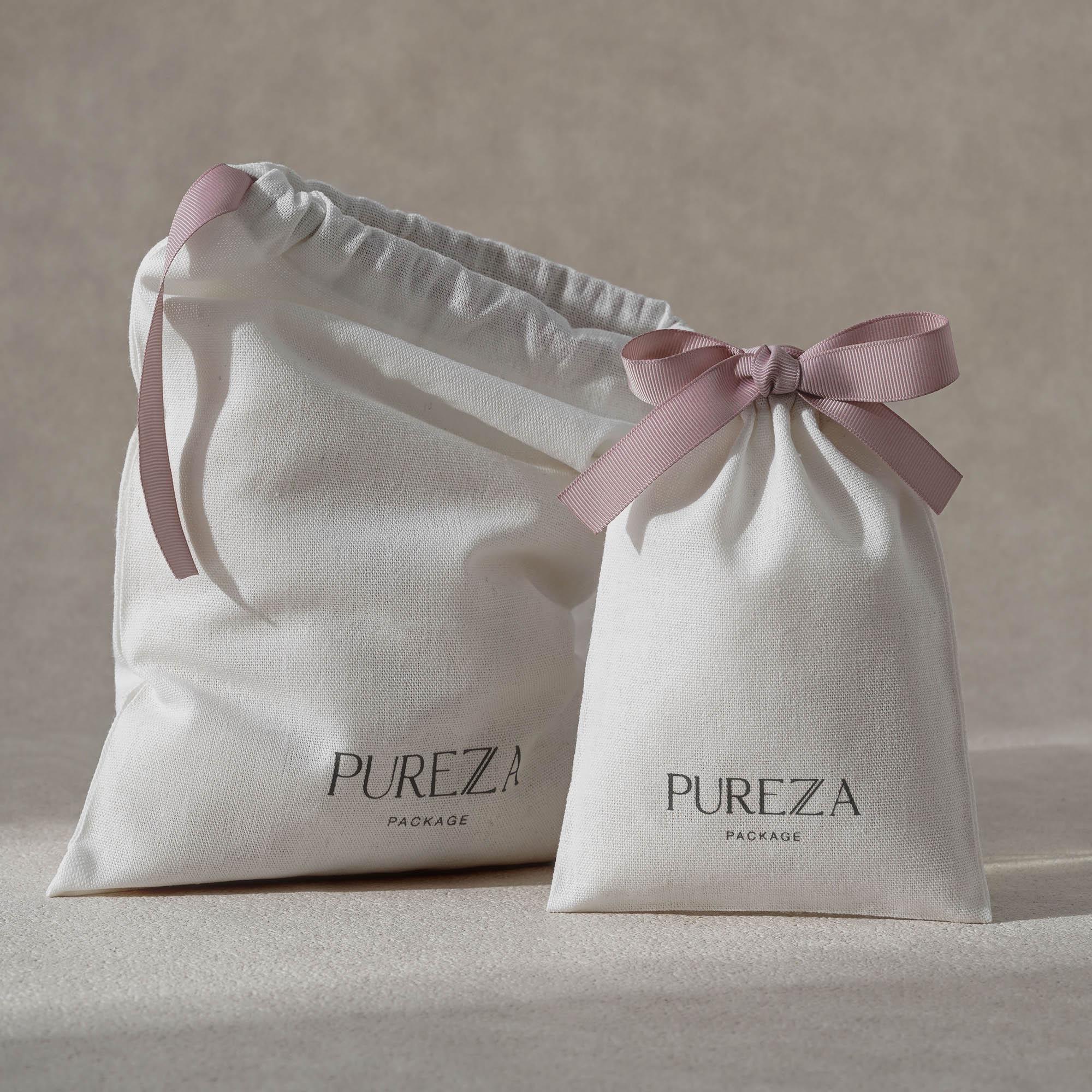 Sac en coton avec cordon de se - Luxury Skincare Packaging avis et prix